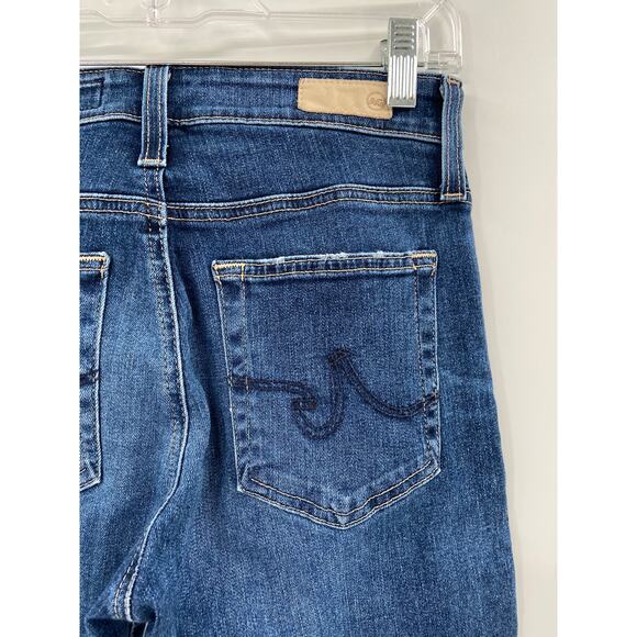 AG Adriano Goldschmied Medium Blue Wash Farrah Ankle Skinny Jeans Size 26R - Picture 6 of 7